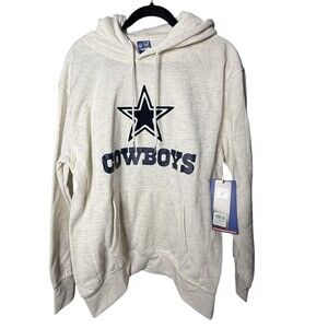 Dallas Cowboys Pullover NFL Hoodie Ultra Game Cream White Size MEDIUM NWT